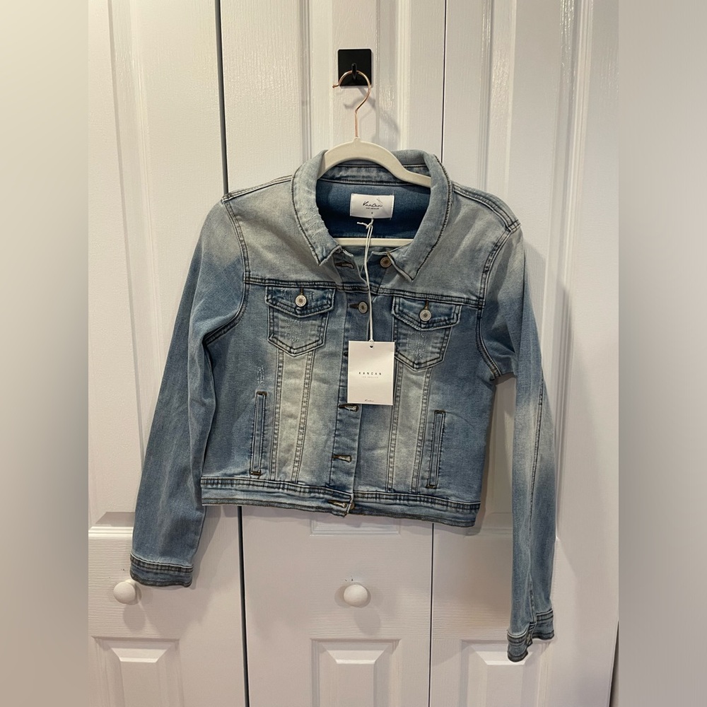 cropped denim jacket